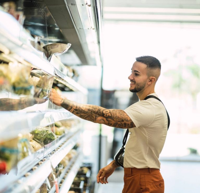 Sécurité des clients et du personnel dans une grande surface alimentaire, secteur retail.